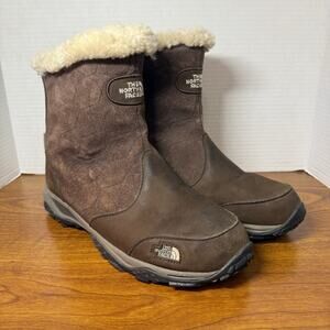 The North Face Women’s Primaloft Waterproof Snow Boots Brown Sz 9